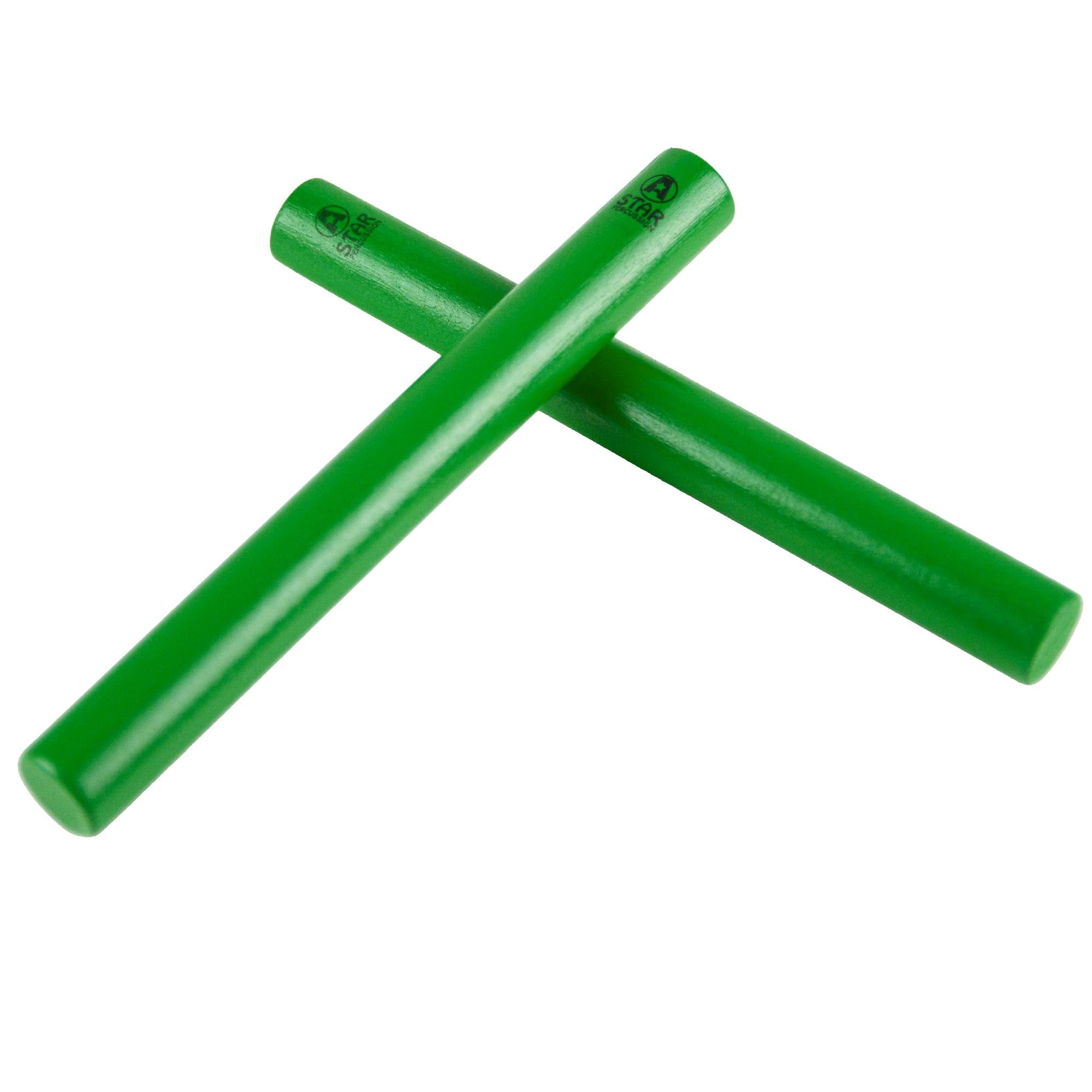 A-Star Coloured Claves Claves, Castanets and Woodblocks#Colour_Green