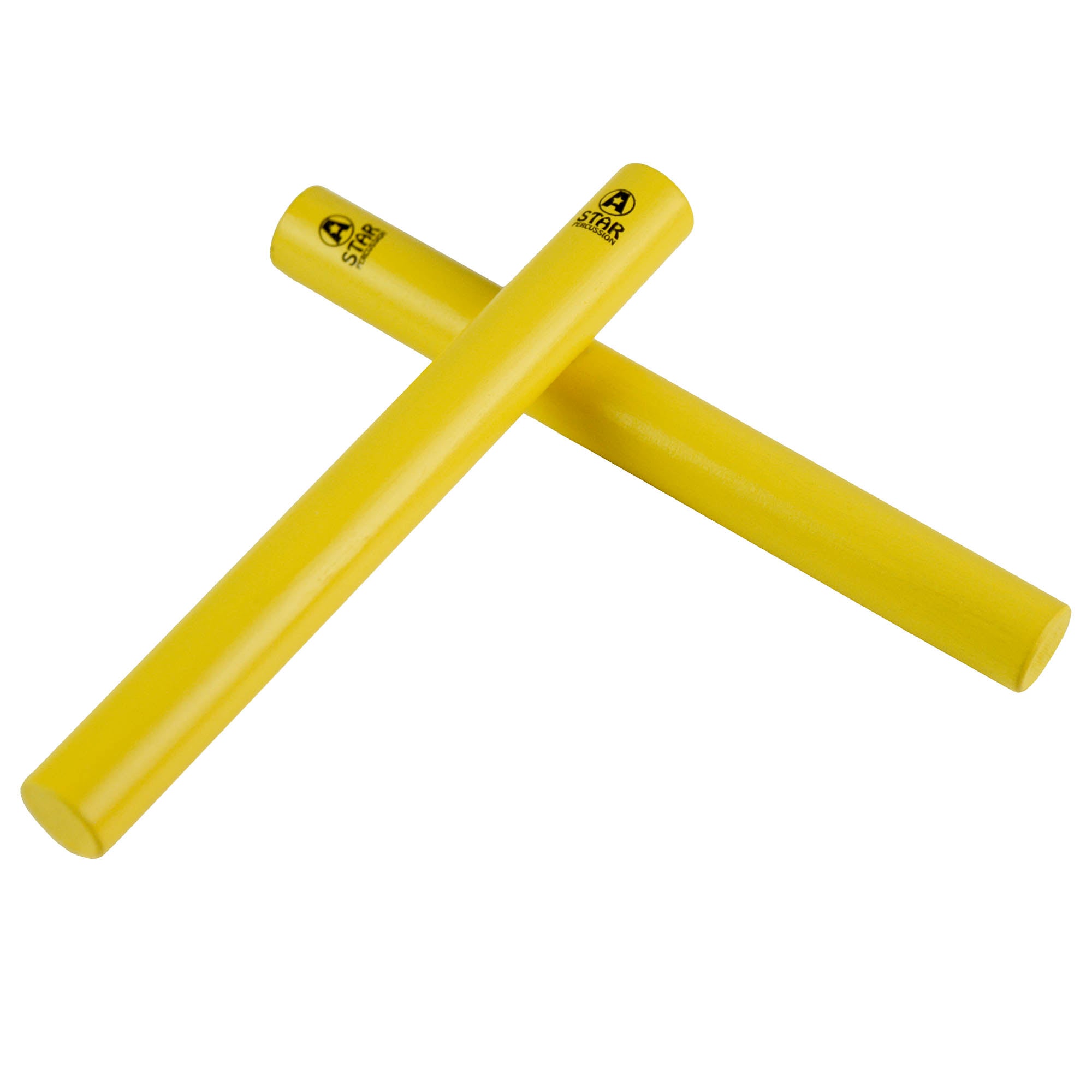 A-Star Coloured Claves Claves, Castanets and Woodblocks#Colour_Yellow