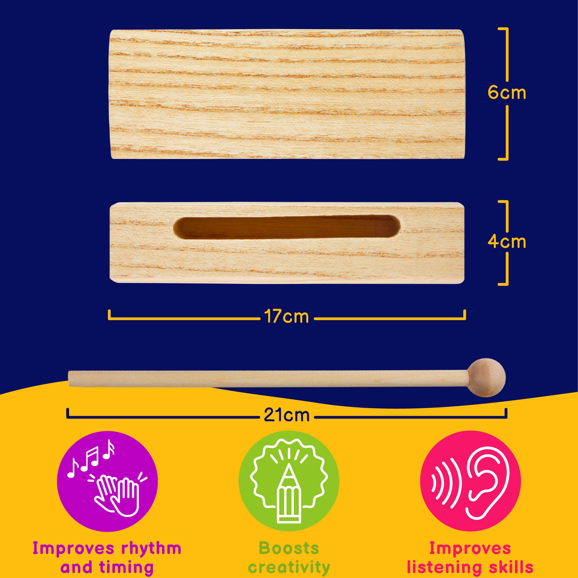 A-Star Wood Block with Beater