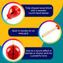 A-Star Tulip Woodblock with Beater