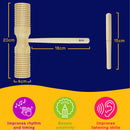 A-Star Two-Tone Wood Block Guiro with Beater