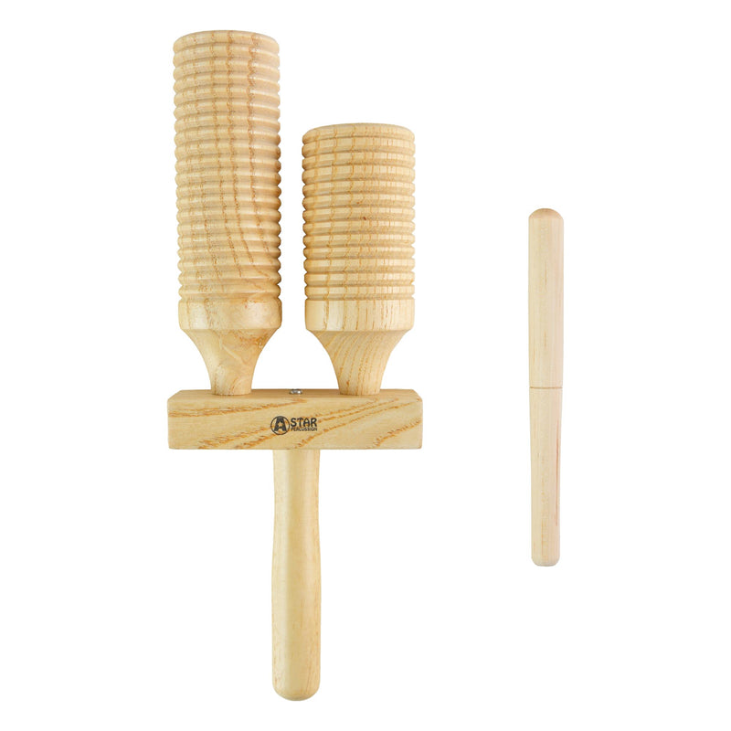 A-Star Double Wooden Agogo