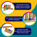 A-Star Wooden Musical Shakers - Set of 6