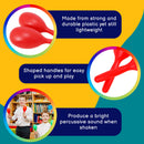 A-Star Plastic Maracas Medium Red Maracas, Shakers and Guiros