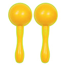 A-Star Plastic Maracas Small Yellow Maracas, Shakers and Guiros