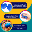 A-Star Pair of Egg Shakers Red Maracas, Shakers and Guiros