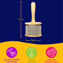 A-Star Beaded Afuche Cabasa Maracas, Shakers and Guiros