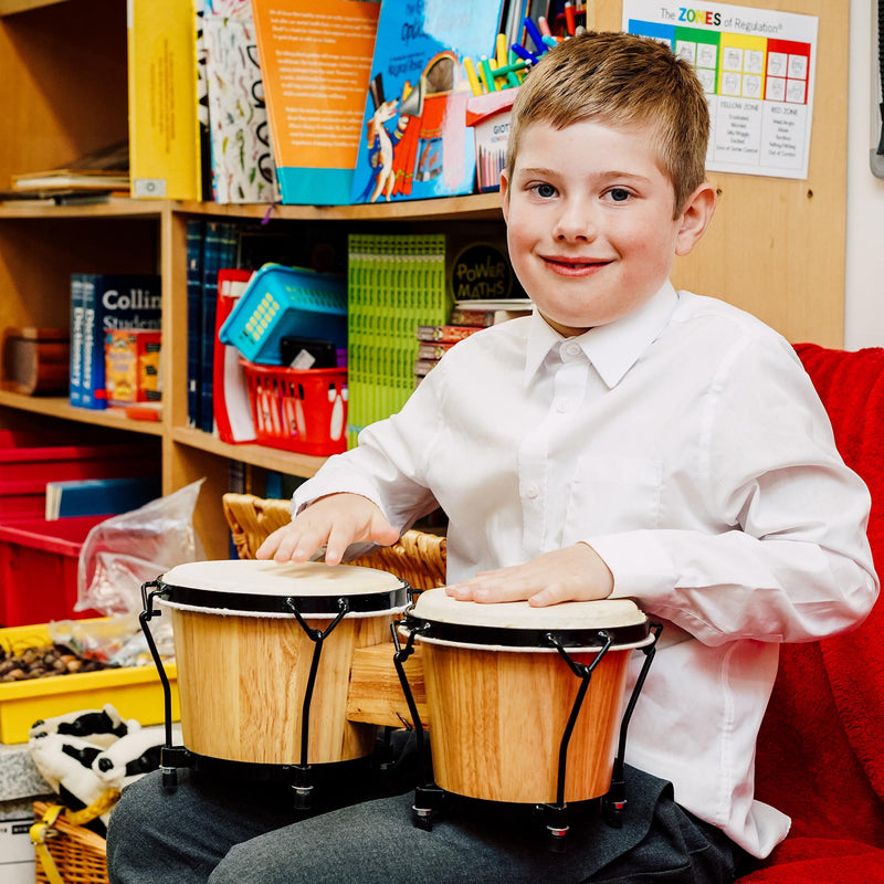 A-Star Bongos 7 Inch and 8 Inch Bongo Drums