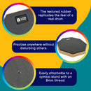 A-Star Drum Practice Pad 8 Inch