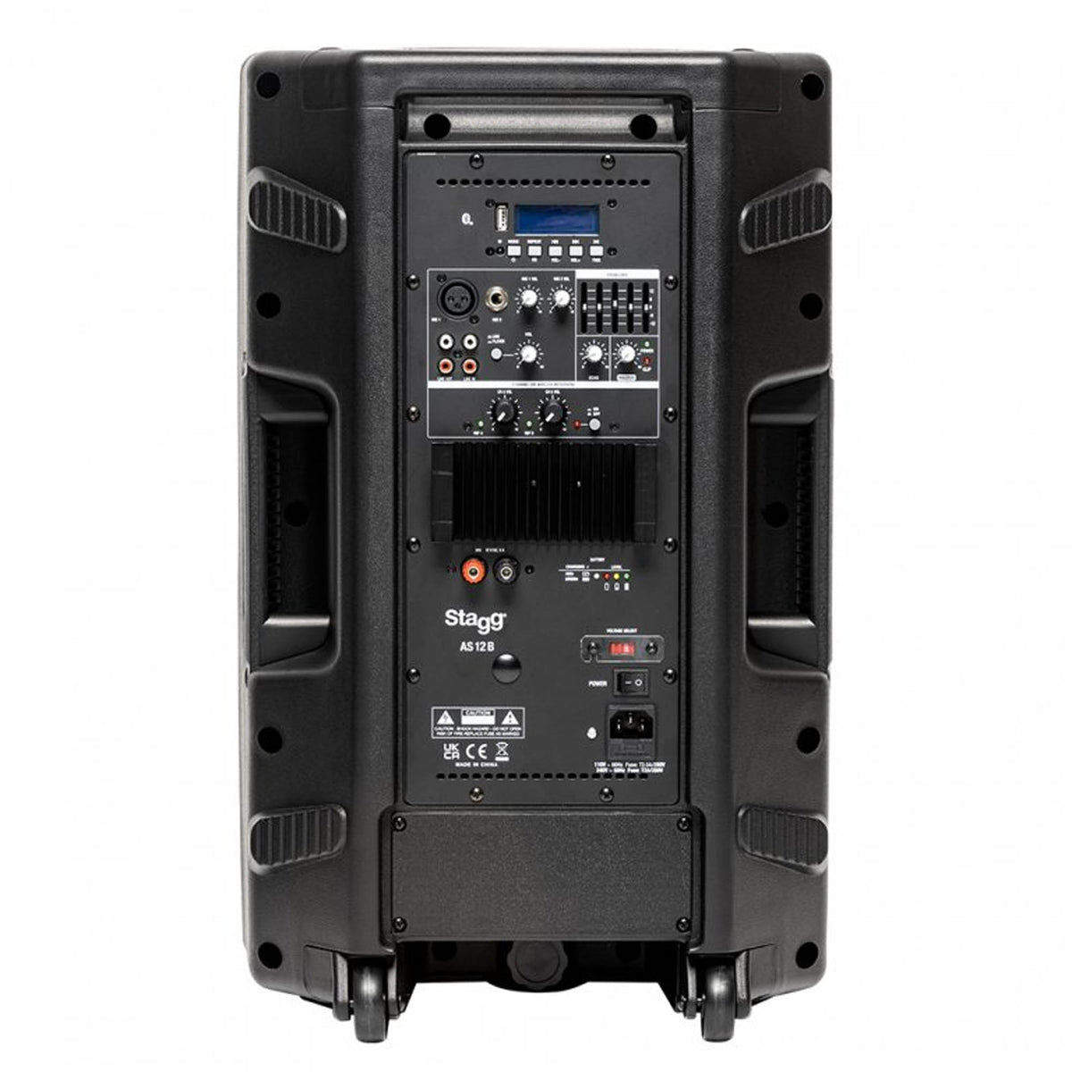 Stagg 15 Inch Battery-Powered PA Speaker with Wireless Mic