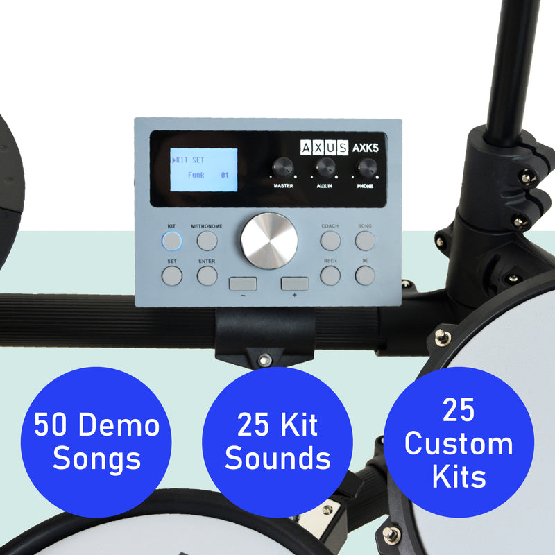 Axus AXK5 Electronic Mesh Head Drum Kit