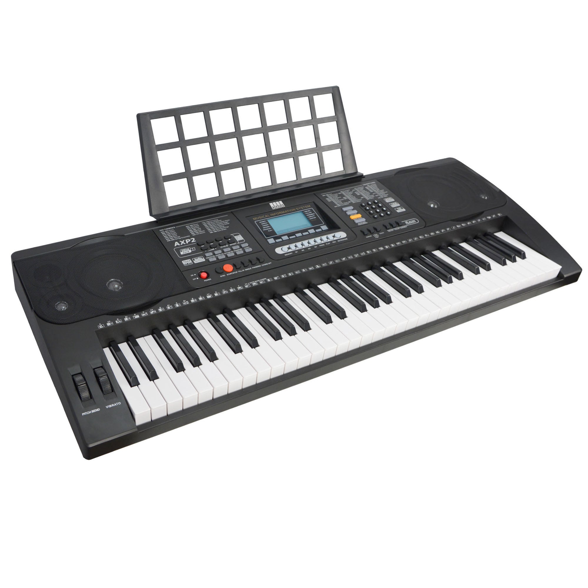 Axus AXP2 61 Note Touch Sensitive Electronic Keyboard