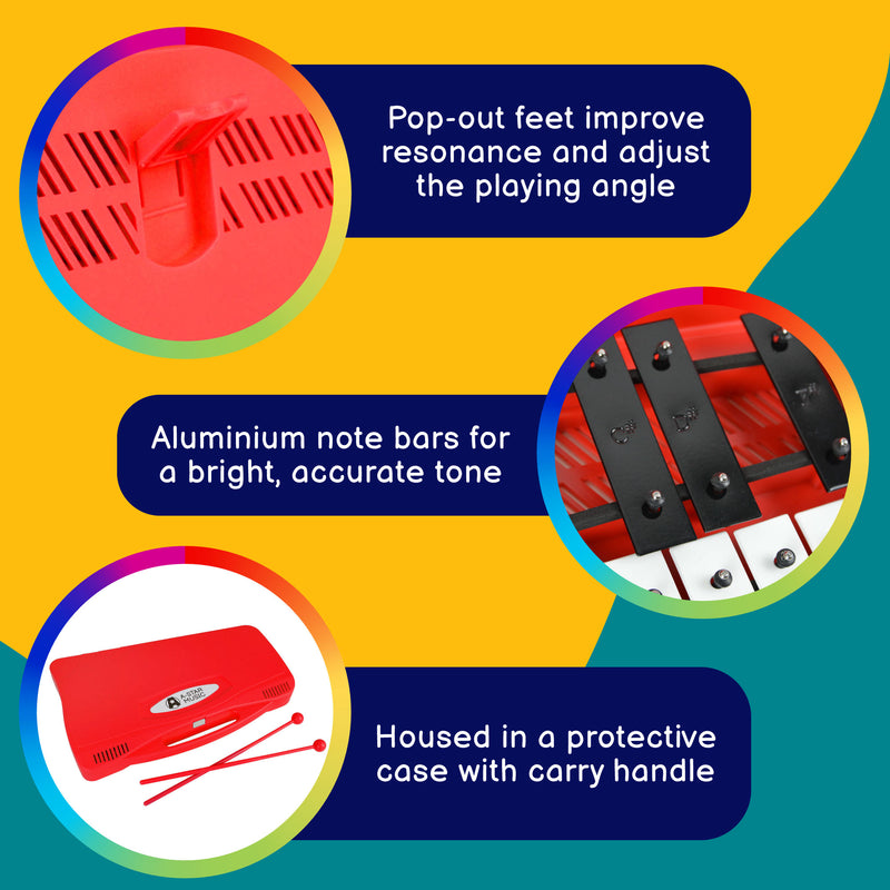 A-Star 25 Note Chromatic Glockenspiel - 30 Pack