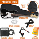 3rd Avenue Rocket Series Electric Bass Guitar Pack Bass Guitars