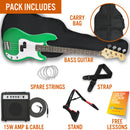 3rd Avenue Rocket Series Electric Bass Guitar Pack Bass Guitars