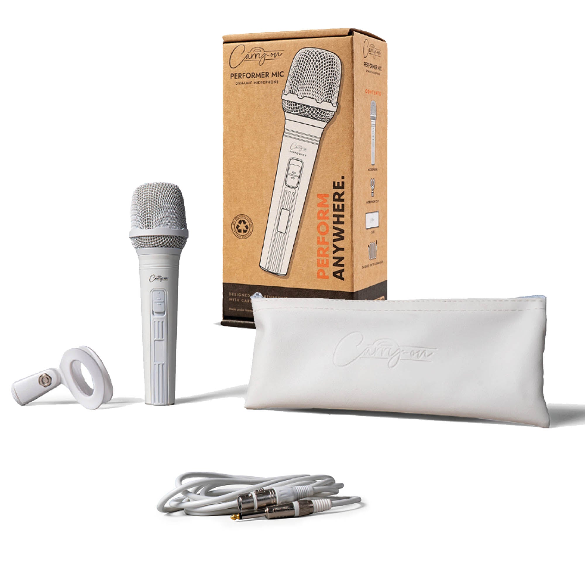 Carry-On Dynamic Microphone#Colour_White