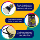 A-Star 5 inch Painted Djembe