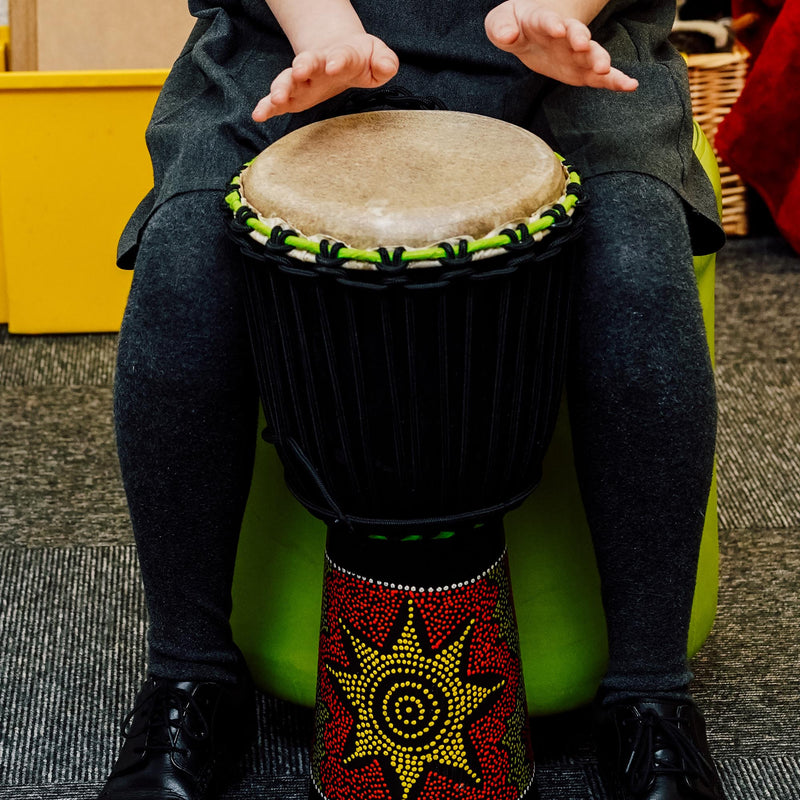 A-Star 8 inch Painted Djembe