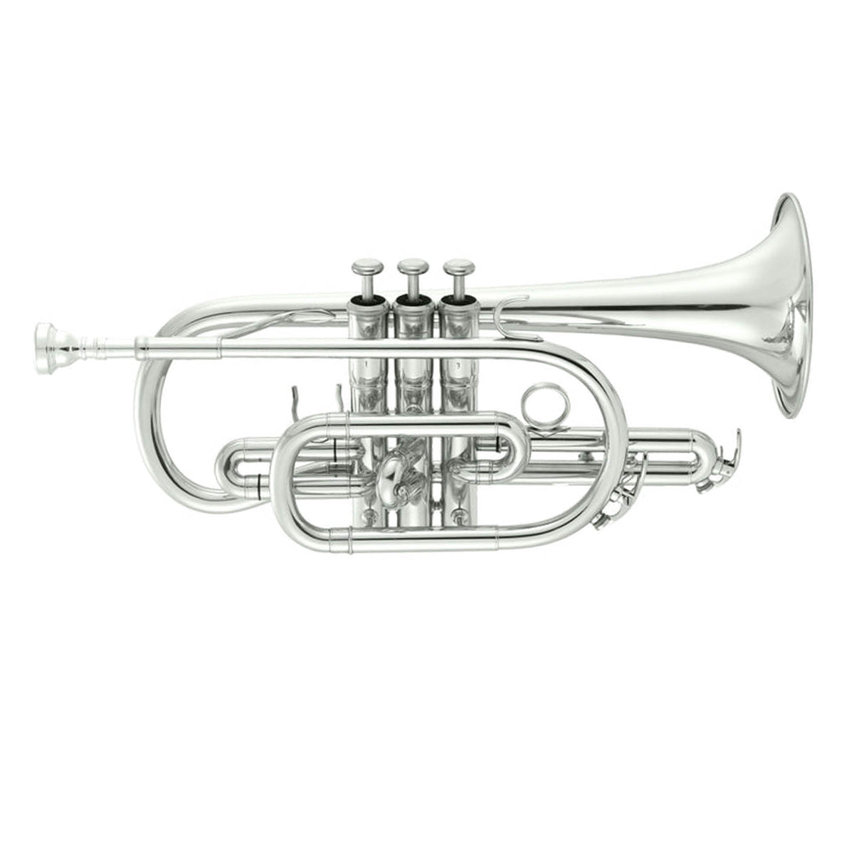 John Packer JP071 Bb Cornet#Colour_Silver