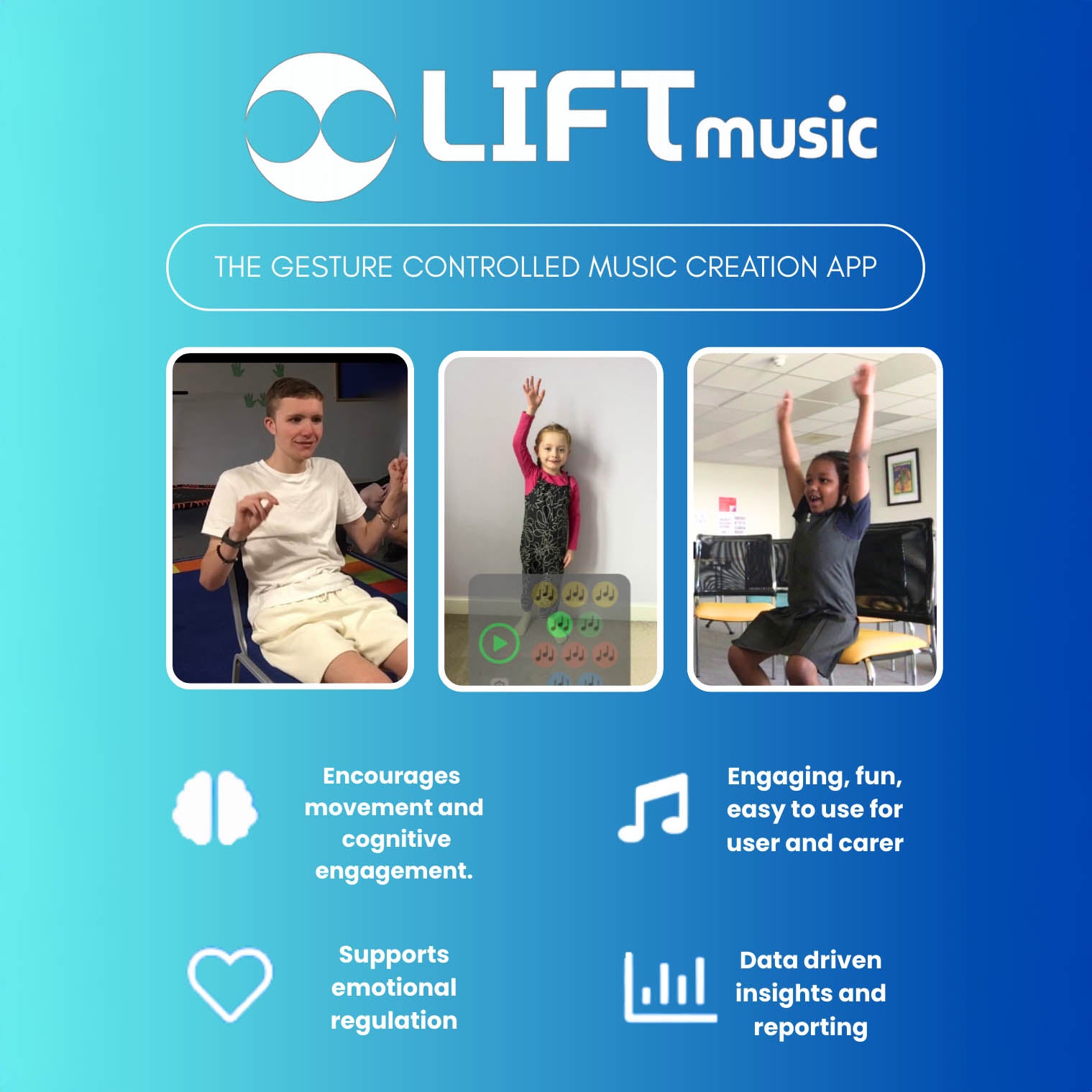 LIFT Music Digital Music App 1 Year Subscription