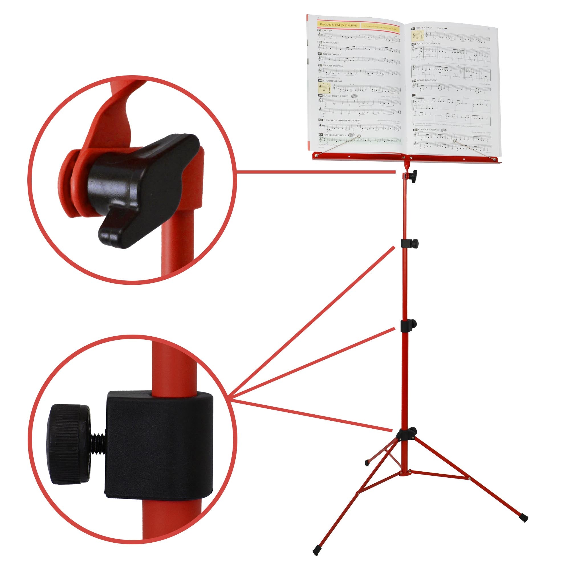 A-Star Folding Music Stand#Colour_Red