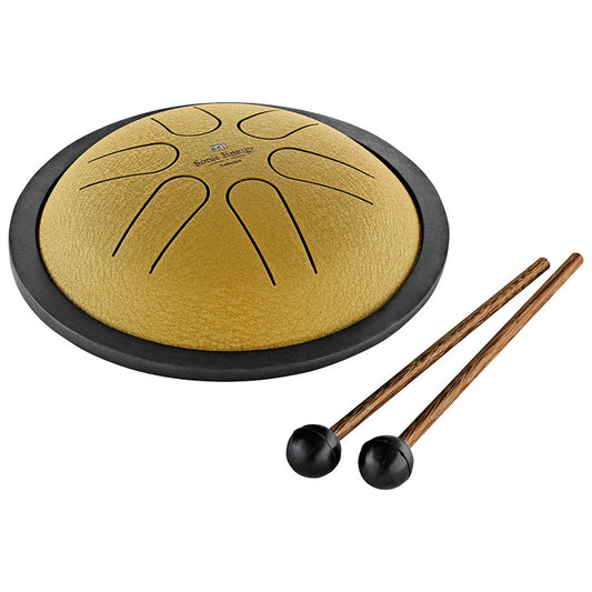Meinl Sonic Energy 6 inch Mini Steel Tongue Drum in B Major - Gold
