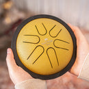 Meinl Sonic Energy 6 inch Mini Steel Tongue Drum in B Major - Gold