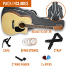 MX by 3rd Avenue Cutaway Acoustic Guitar Pack - Rental