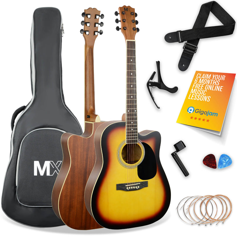 MX Cutaway Acoustic Guitar Pack