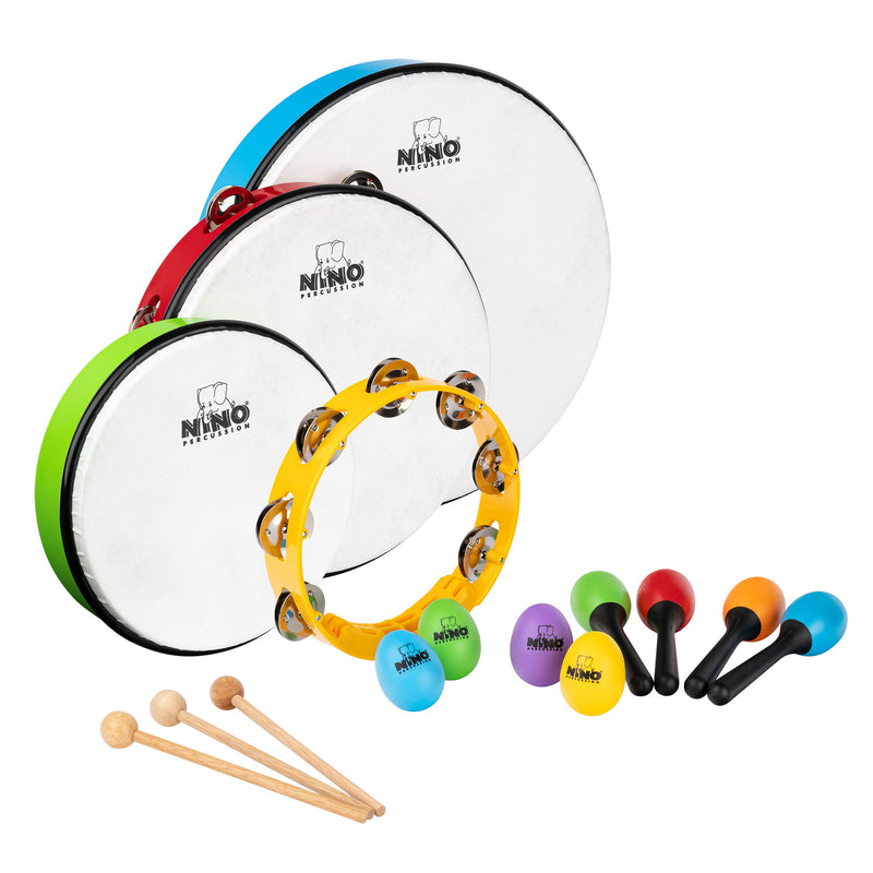 NINO Percussion Kids Mixed Rhythm Set - 12 Pcs