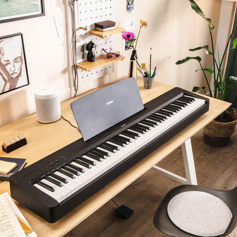 Yamaha P-145 P-Series Digital Piano in Black