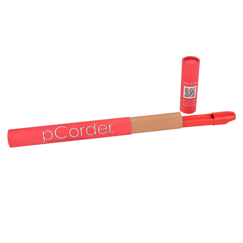 pCorder Red Plastic Recorder