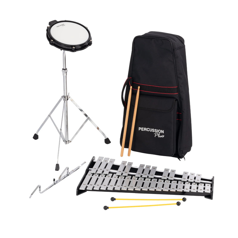 Percussion Plus Soprano Glockenspiel Kit with Drum Pad