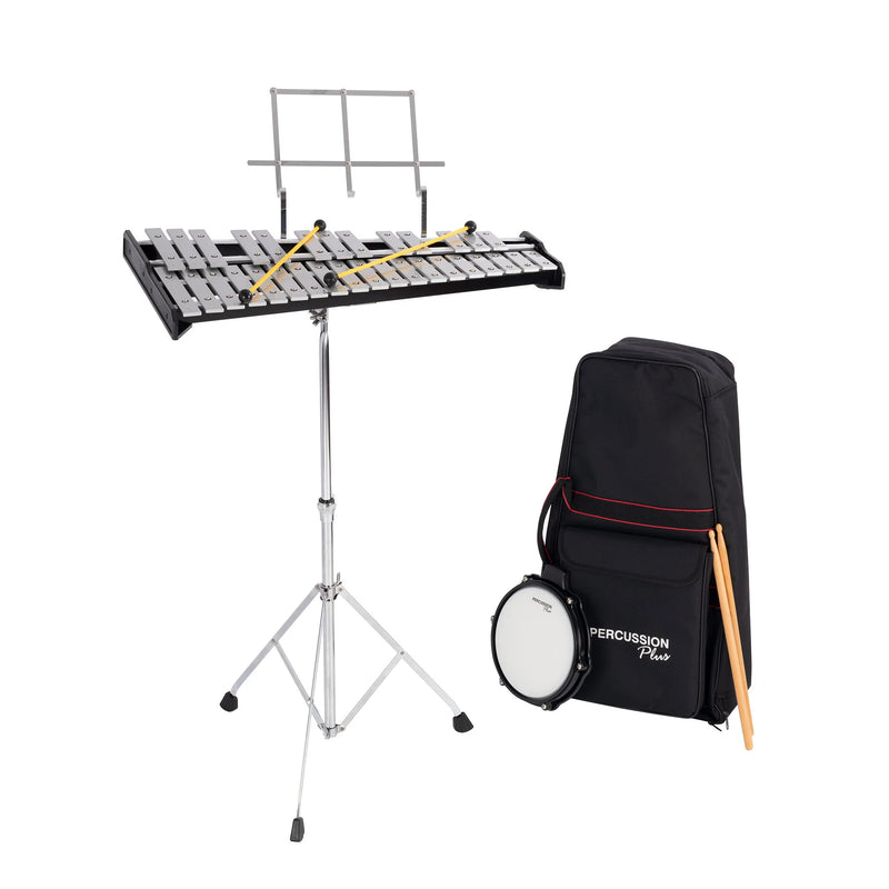 Percussion Plus Soprano Glockenspiel Kit with Drum Pad