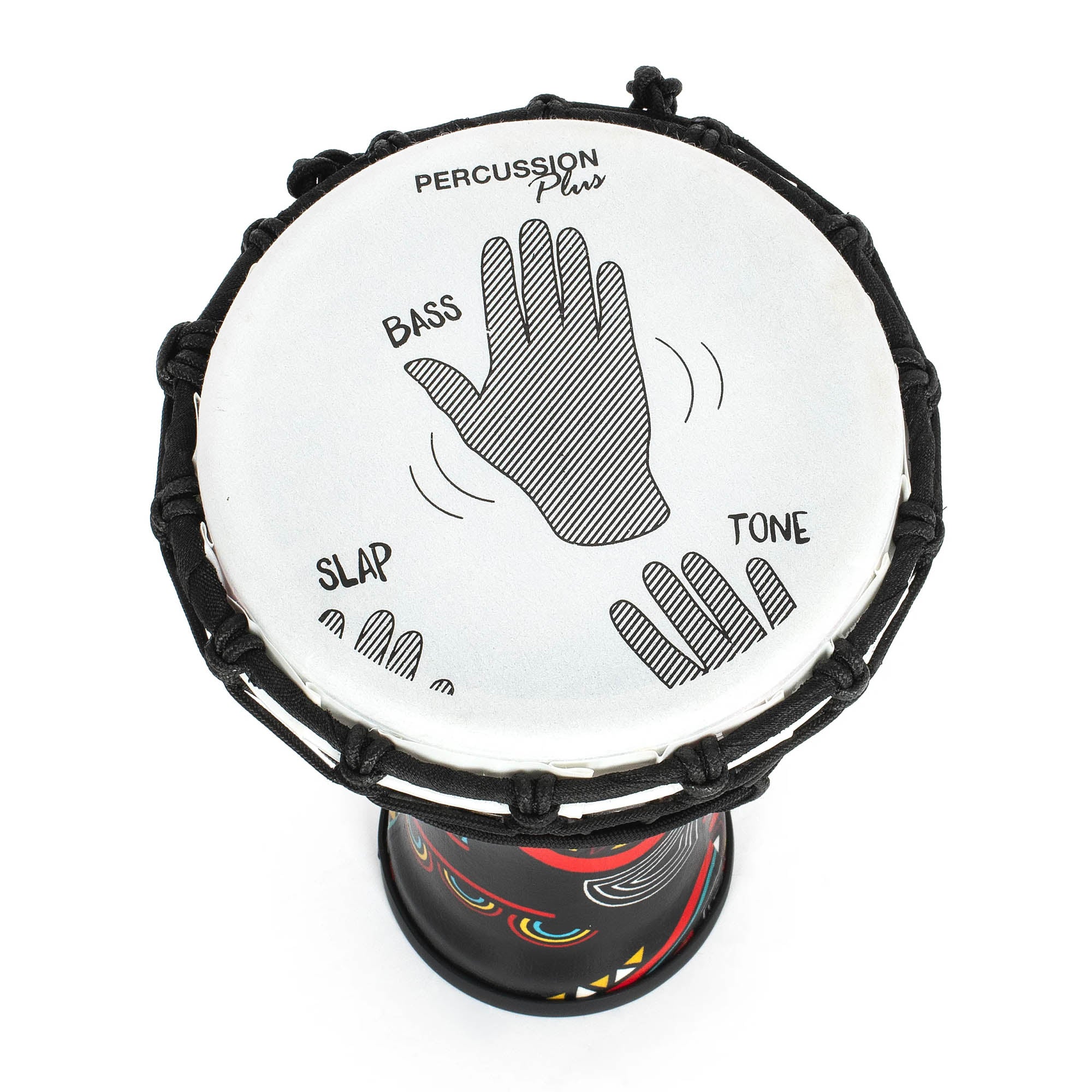 Percussion Plus Carnival Slap Djembe Rope Tuned#Size_7 Inch