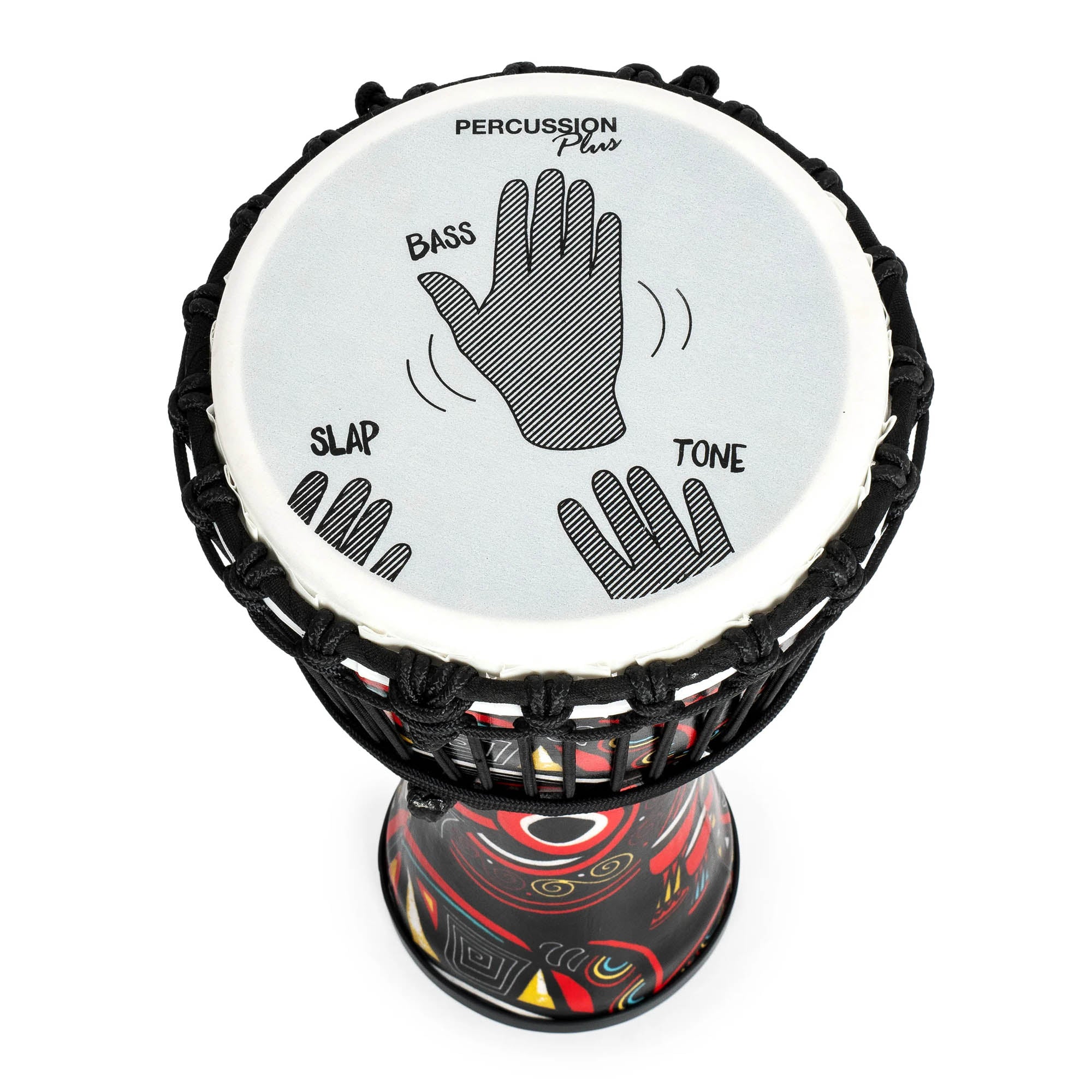 Percussion Plus Carnival Slap Djembe Rope Tuned#Size_8 Inch