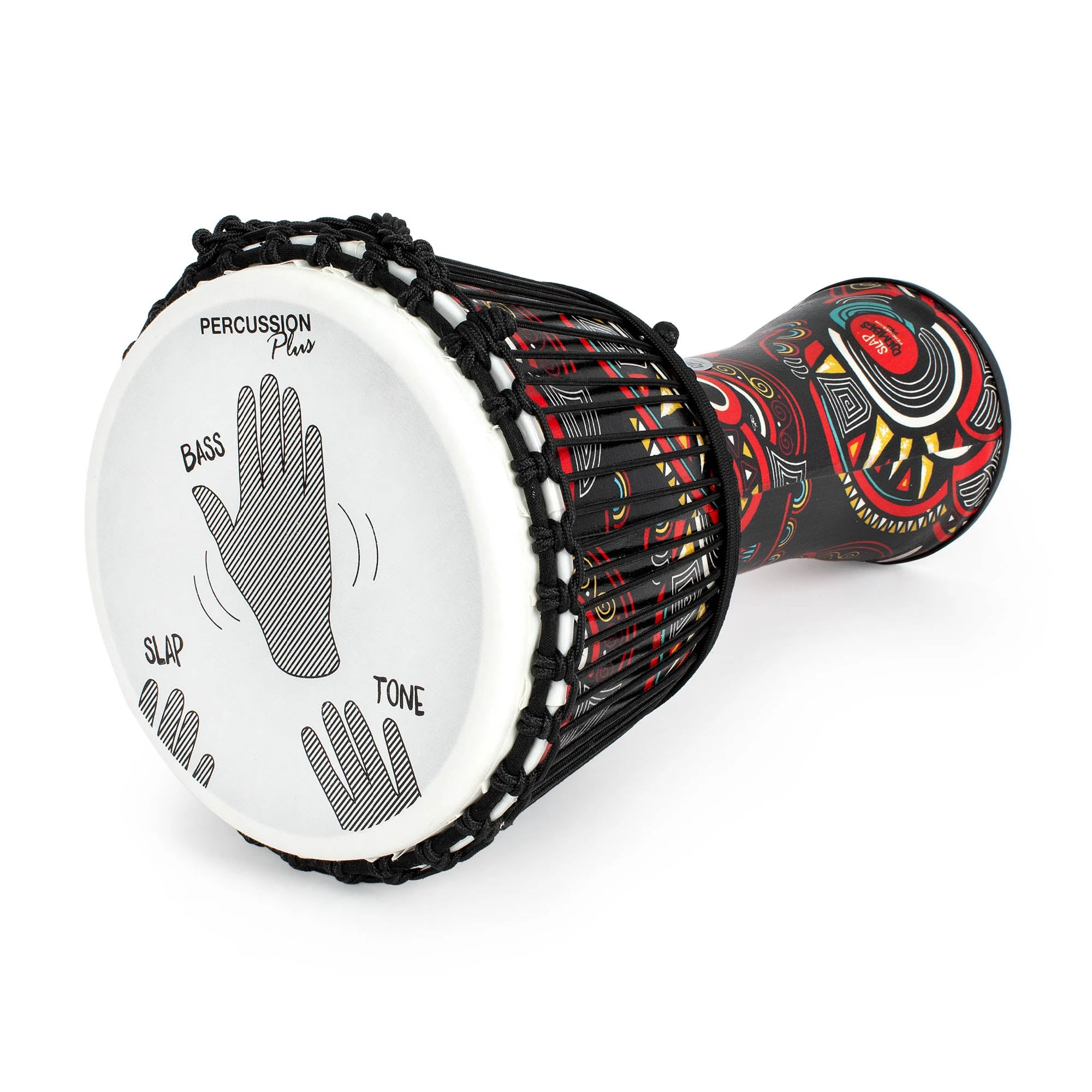 Percussion Plus Carnival Slap Djembe Rope Tuned#Size_12 Inch