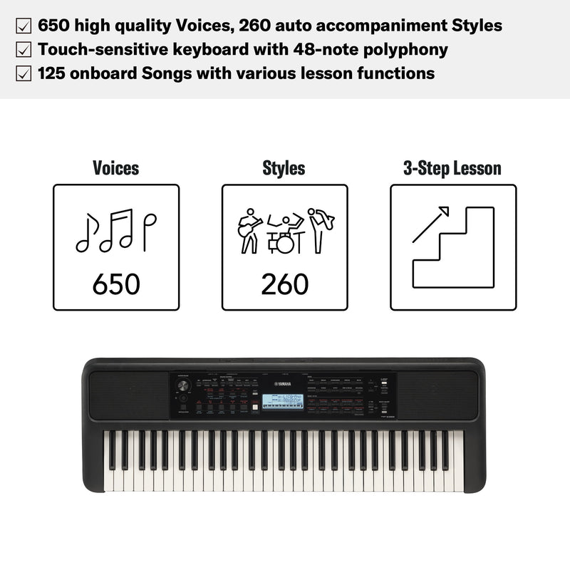 Yamaha PSRE383 Portable Keyboard