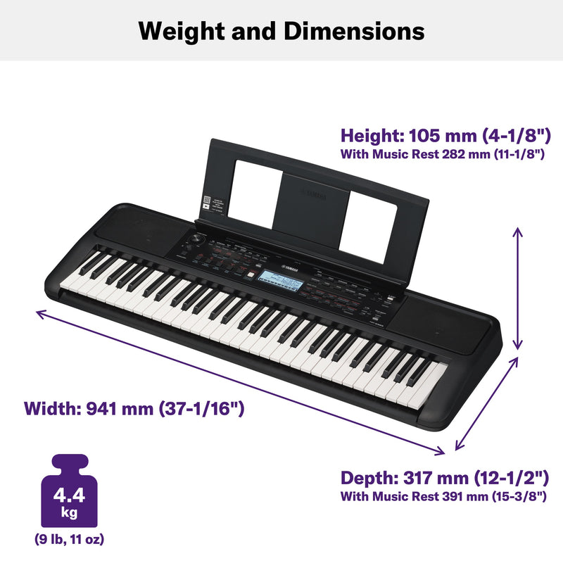 Yamaha PSRE383 Portable Keyboard