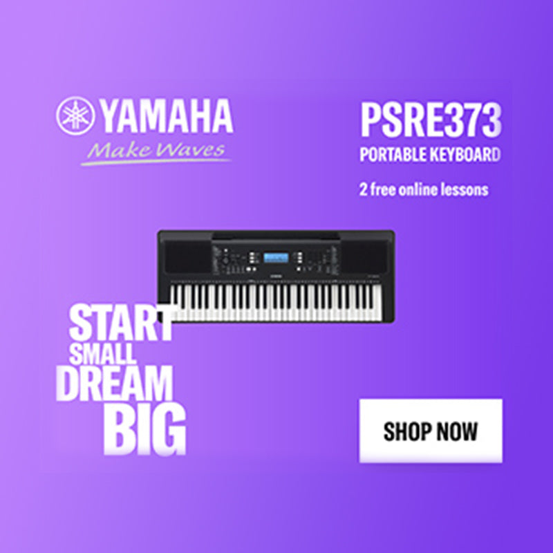 Yamaha PSRE373 Portable Keyboard with Remote Music Lesson