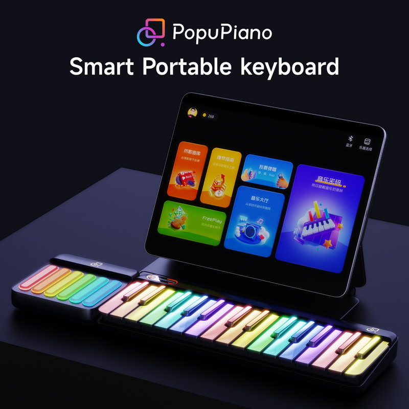 PopuPiano Smart Portable Piano MIDI Controller