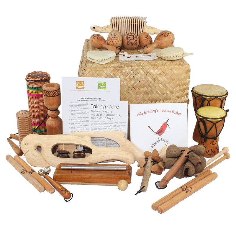 Little Birdsong Treasure Percussion Basket - 22 Instruments