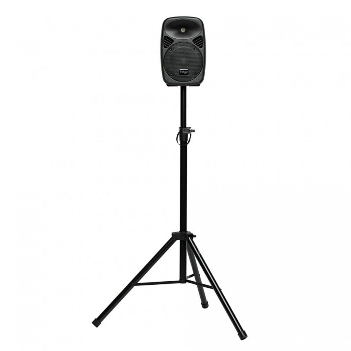Pair of Stagg SPSQ10 black tripod PA speaker stands