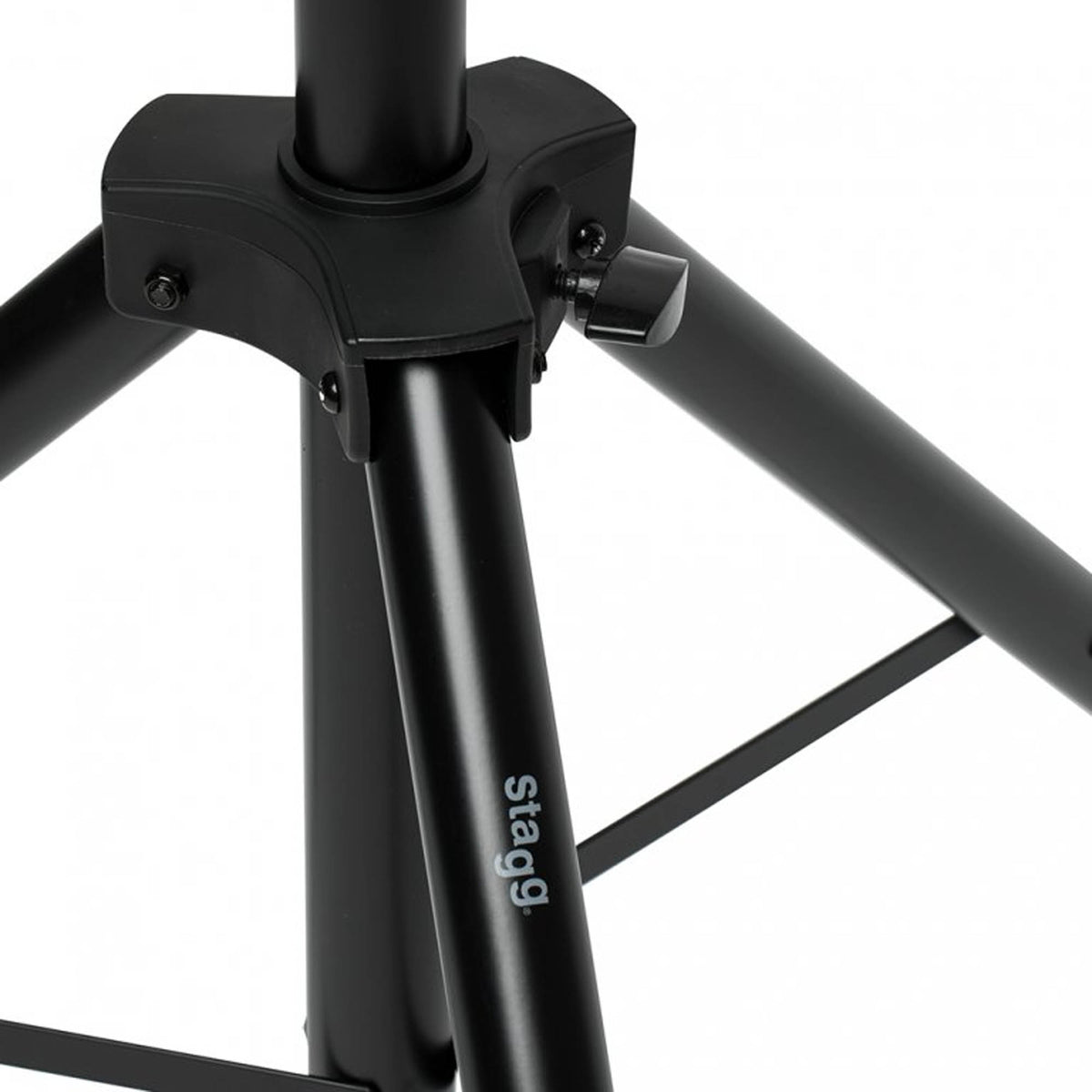 Pair of Stagg SPSQ10 black tripod PA speaker stands