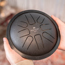 Meinl Sonic Energy 7 inch Small Steel Tongue Drum in F Minor - Black