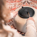 Meinl Sonic Energy 7 inch Small Steel Tongue Drum in F Minor - Black