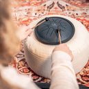 Meinl Sonic Energy 7 inch Small Steel Tongue Drum in G Minor - Navy Blue