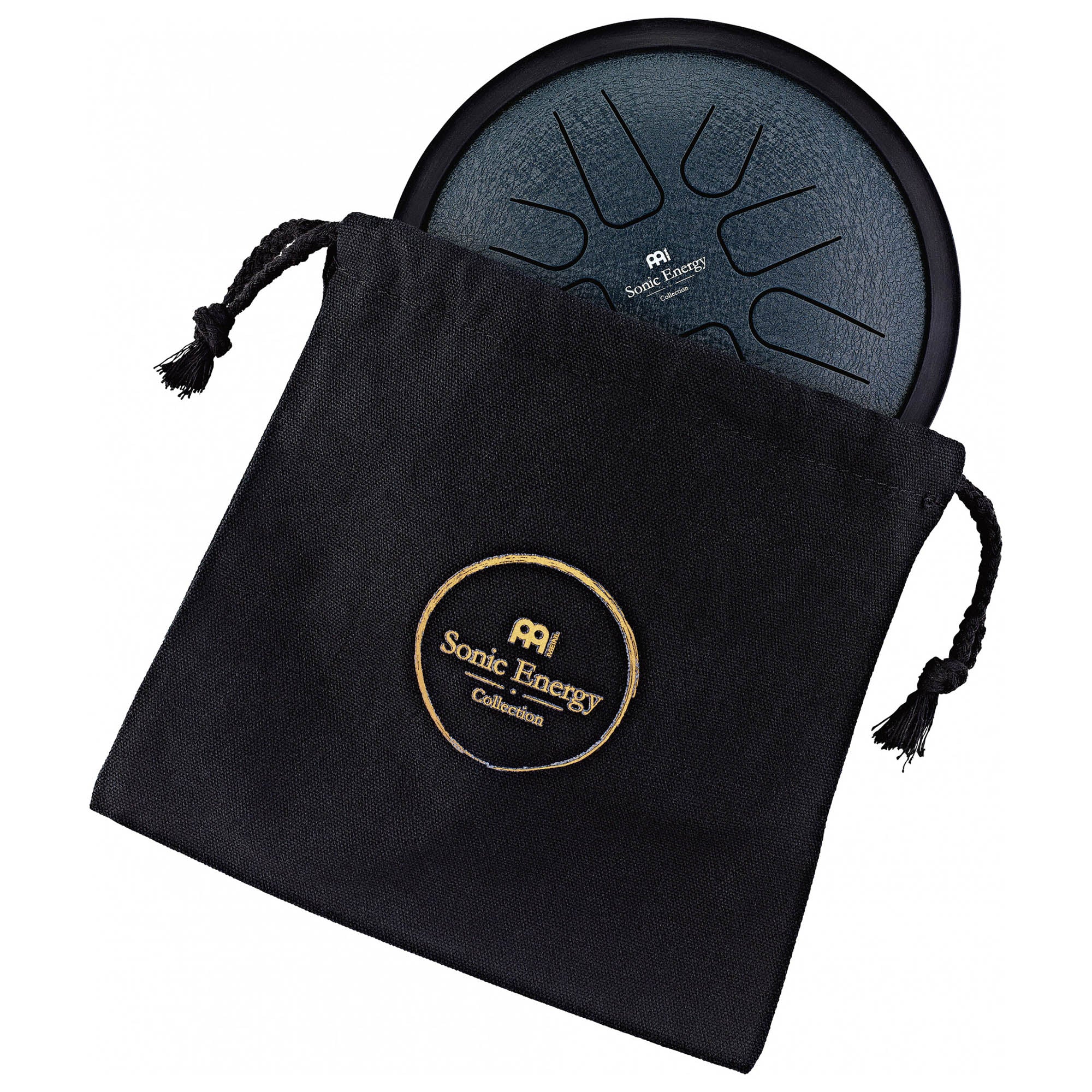 Meinl Sonic Energy 7 inch Small Steel Tongue Drum in G Minor - Navy Blue