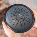 Meinl Sonic Energy 7 inch Small Steel Tongue Drum in G Minor - Navy Blue