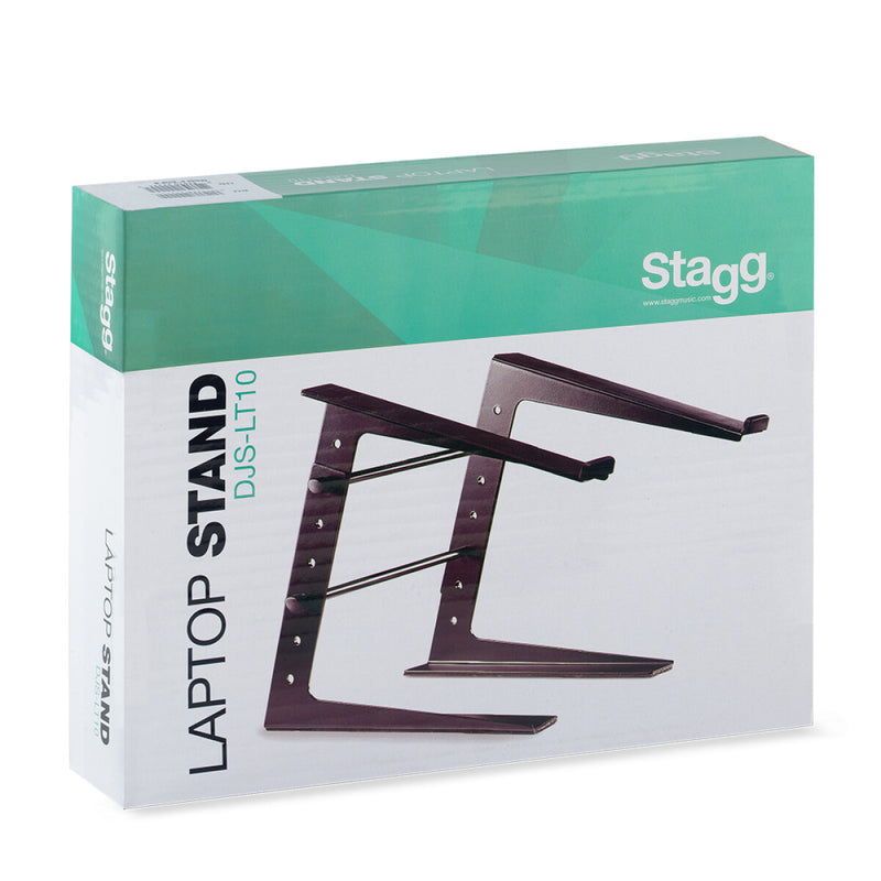 Stagg DJS-LT10 Pro Laptop/DJ Desk Stand - Black